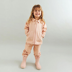 Сапоги резиновые Wheat, розовая пыльца с пудровым